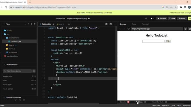 Create TodoList in to React.Js смотреть онлайн