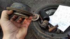 Замена стоек Passat b3.