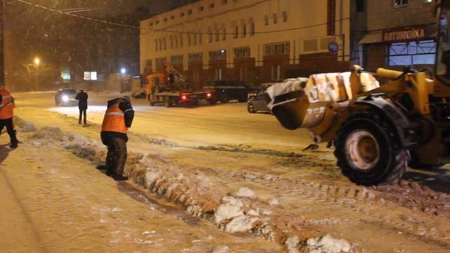 Уборка снега на Ковалихинской смотреть онлайн
