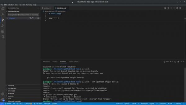 Создания репозитория на GitHub. Pull request. New branch