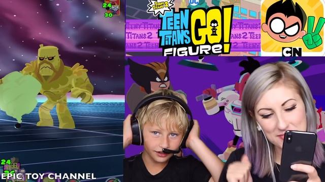 TEENY TITANS 2 Teen Titans Go Figure Game Play Part 3 We Visit Metropolis Get Krypto The Super Dog смотреть онлайн