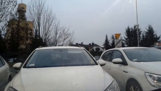 Дороги Польши.вечерний город.торговые центры города..