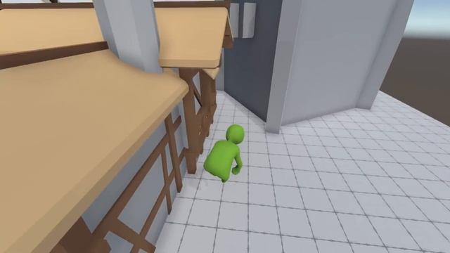 2 GREEN ALIENS DOING INSANE PARKOUR in HUMAN FALL FLAT смотреть онлайн