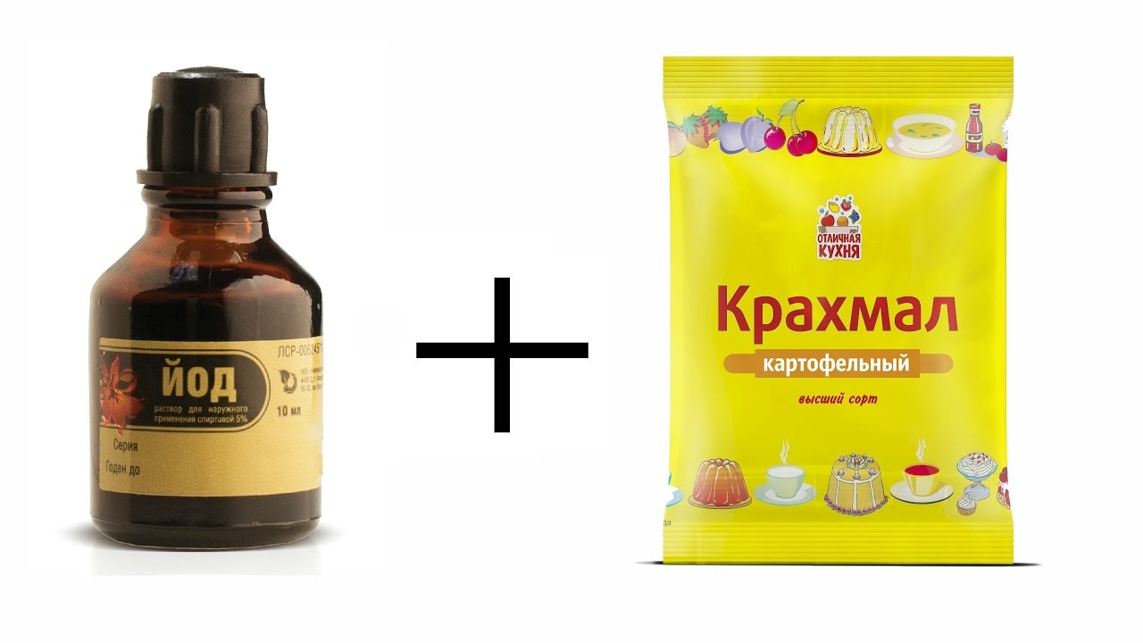 ОПЫТ С ЙОДОМ И КРАХМАЛОМ ? Интересные химические опыты дома для детей / Опыты по химии ➄