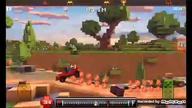 Blocky Roads прохождение ч.2 смотреть онлайн