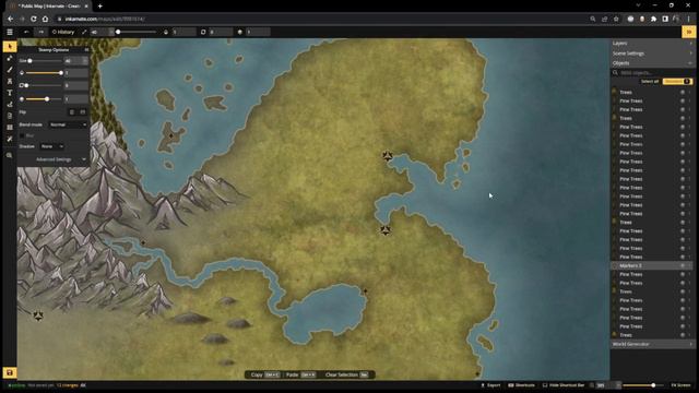 Inkarnate Map-Making Tutorial #5 - Roads & Paths смотреть онлайн