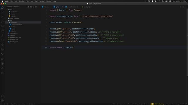 Modern API development using Express and Typescript - Part 1 смотреть онлайн