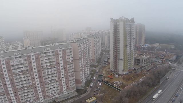 Полет над ЖК Бутово-Парк (п. Бутово) смотреть онлайн