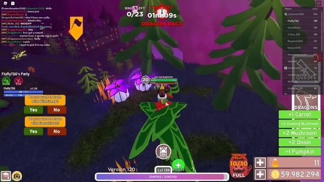 Playing The Halloween Event Live (ROBLOX Dragon Adventures) смотреть онлайн