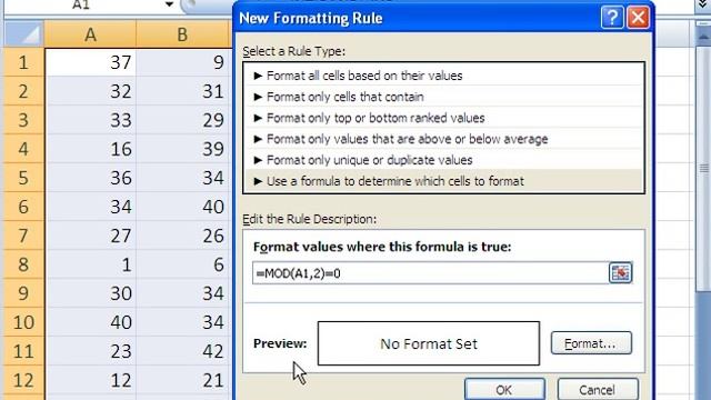 Excel Magic Trick 370: Conditional Formatting Odd & Even Numbers смотреть онлайн