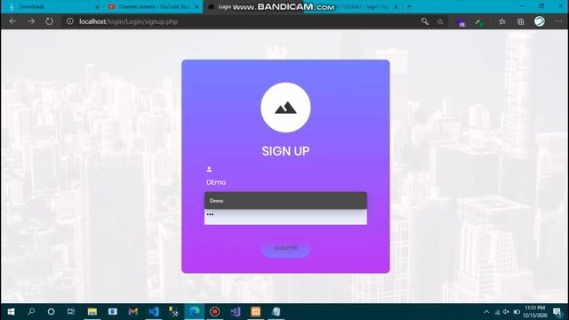 How to create login page with sign up page in php and mysql with source code смотреть онлайн