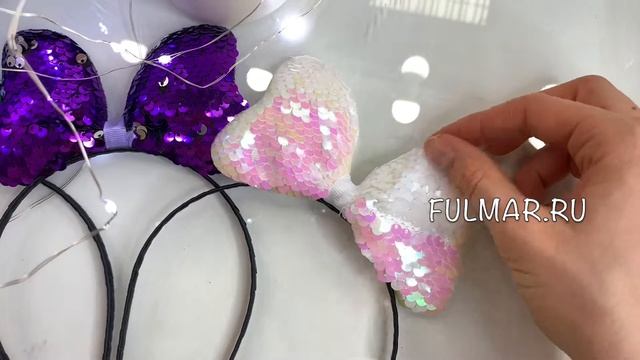 ободок с ушами на голову детский смотреть онлайн