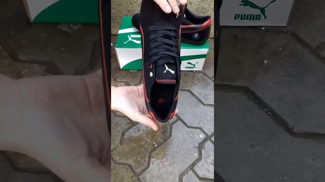 Мужские кроссовки Puma BMW замшевые черные (Топ Качество) обзор смотреть онлайн