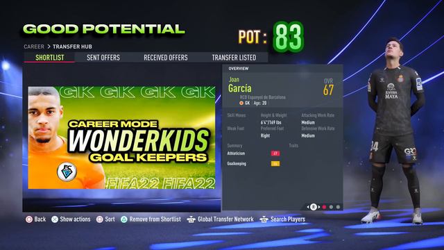 FIFA 22 CAREER MODE WONDER KIDS: GOALKEEPERS смотреть онлайн