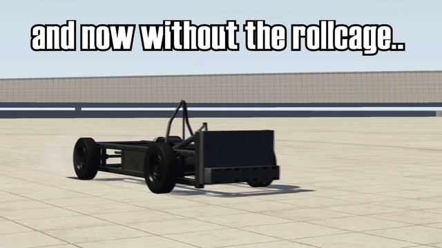 Rollcage vs no Rollcage Crash Testing смотреть онлайн