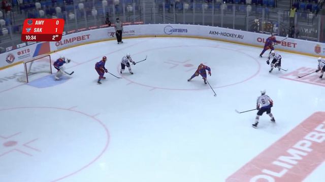 АКМ - ЮНИОР (Тул. обл.) - САХАЛИНСКИЕ АКУЛЫ (Южно-Сахалинск) | (OLIMPBET МХЛ 23/24) 04.10.2023 смотреть онлайн