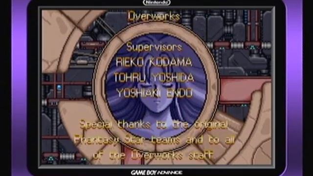 Phantasy Star Collection (Game Boy Advance) - Title screen смотреть онлайн