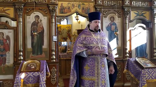 Божие Богу, кесарево кесарю. Проповедь настоятеля иерея Евгения Сбитнева, 29 мар смотреть онлайн