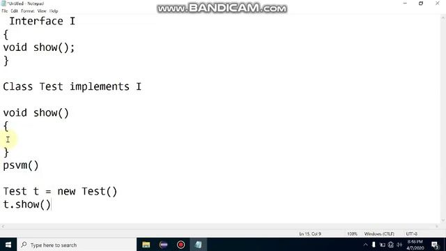 Interface in java with example || Advantages of interface || Interface support multiple inheritanc смотреть онлайн