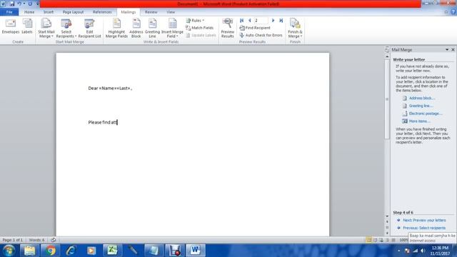 Mail merge in Outlook with unique(Different) attachments to different Email Ids смотреть онлайн