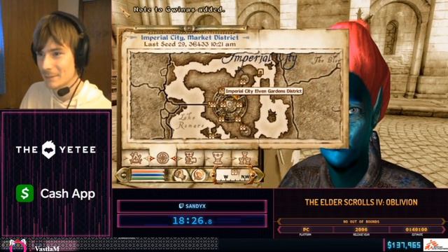 The Elder Scrolls IV: Oblivion. Официальный Русский Рестрим Summer Games Done Quick 2020 смотреть онлайн