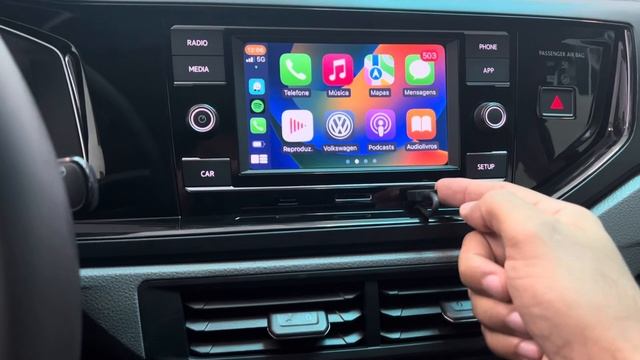 VW Polo Confortline 2019 Com Apple Carplay E Android Auto WIRELESS!