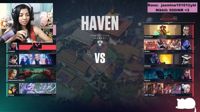Streaming from Bhupender Jogi ~ VALORANT INDIA LIVE ❤ Jasmine смотреть онлайн
