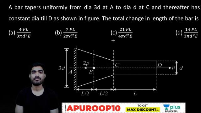 Strength of Materials| Lec - 9 |Workout -9 | GATE 2021 Mechanical Engineering смотреть онлайн