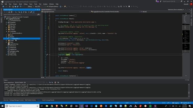 Structured Logging Log4Net NLog смотреть онлайн