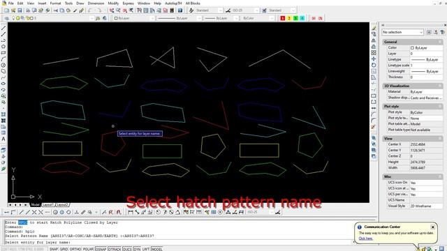 Hatch Polyline Closed by Layer смотреть онлайн