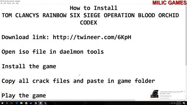 How to Install TOM CLANCYS RAINBOW SIX SIEGE OPERATION BLOOD ORCHID - CODEX смотреть онлайн
