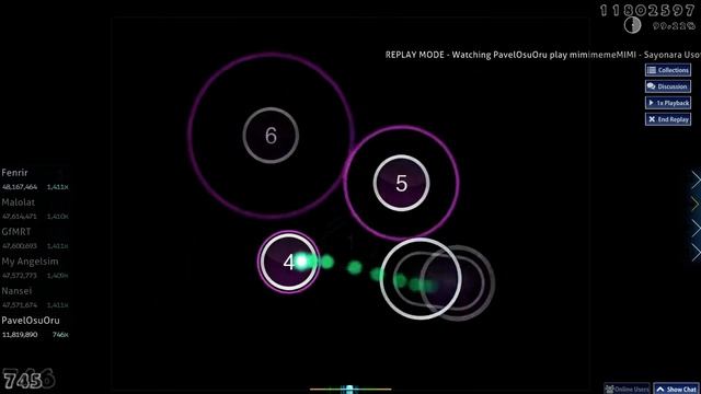 [Osu!] Sayonara Usotsuki 244pp FC FIRST TRY смотреть онлайн
