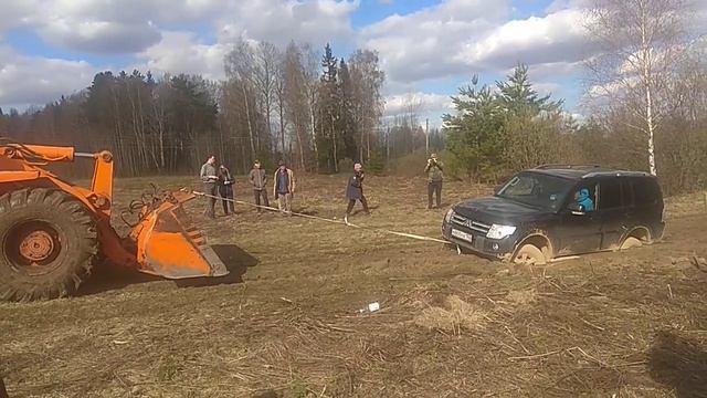 Паджеро 4 в луже. Часть 4 смотреть онлайн