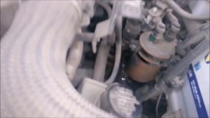 SsangYong Kyron. Тонкости слива воды из топливного фильтра. Дизеля.