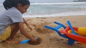#Kids#Play How to Play with Sandy beach --- Kids Beach Playing Time