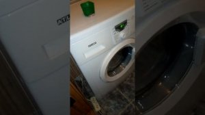 Купил машину ,,Атлант". Первая стирка