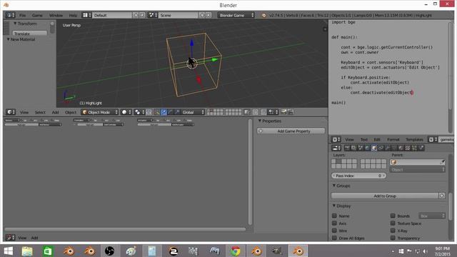 Beginning using python in the bge смотреть онлайн