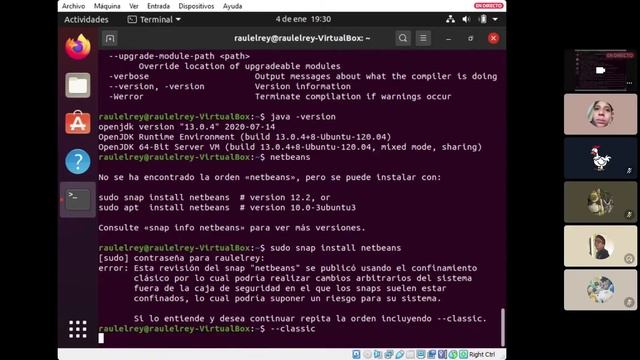 instalación de JAVA Netbeans en el sistema operativo Ubuntu || VirtualBox смотреть онлайн