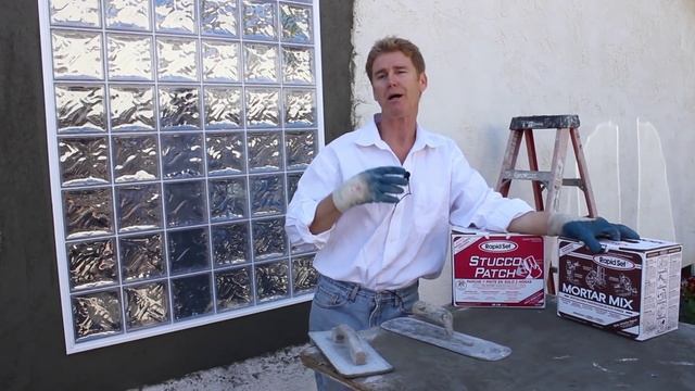 Rapid set stucco patch and paint within two hours