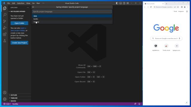 como CREAR un PROYECTO SPRING BOOT en VISUAL STUDIO CODE ? смотреть онлайн