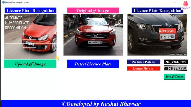 Number Plate Recognition GUI System using Python and OpenCV смотреть онлайн