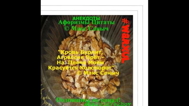 'Кровь Бурлит, Агрессия Прёт - На Плече Моём Красуется Коловорот' © Макс Саныч (WARXUL Афоризм...). смотреть онлайн