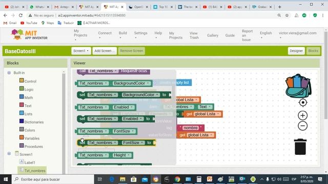 Base de datos profesional App Inventor смотреть онлайн