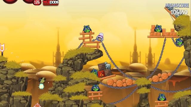 Angry Birds Star Wars 2 Level PE-3 Rebels Bonus Box #2 Walkthrough смотреть онлайн