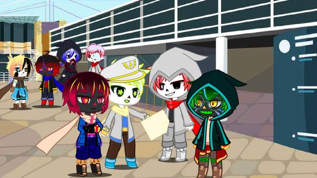 The kids go to the bar (Part 1?) | Gacha Club | Undertale AU смотреть онлайн
