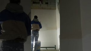 Шпаклевка акриловой шпаклевкой под покраску в один слой