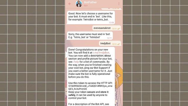 КАК СОЗДАТЬ СВОЕГО БОТА В ТЕЛЕГРАМЕ?! Создаем своего бота в телеграмме смотреть онлайн