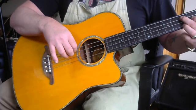 SX Fretless Acoustic Electric Bass смотреть онлайн