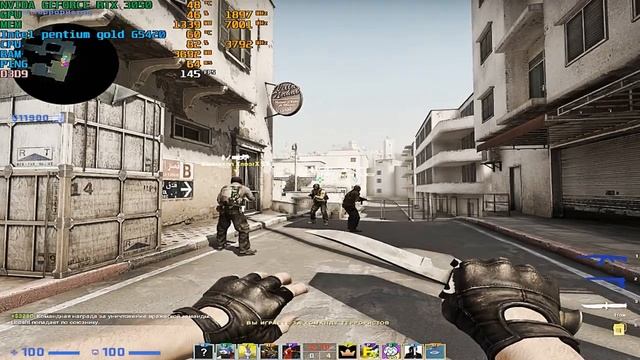 CS:GO: RTX 3050 8GB + Pentium G5420: 1024x768 Dust 2 смотреть онлайн