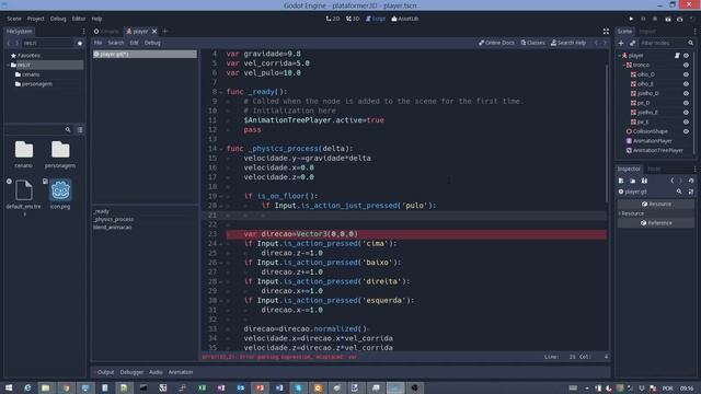 Tutorial Plataformer 3D em Godot 3: parte 5 смотреть онлайн